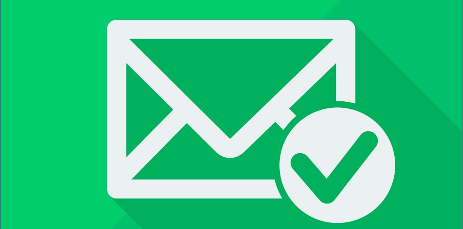 Email bliver verificeret og stemplet